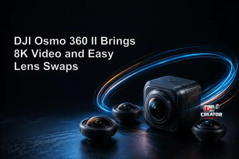 DJI Osmo 360 II Brings 8K Video and Easy Lens Swaps