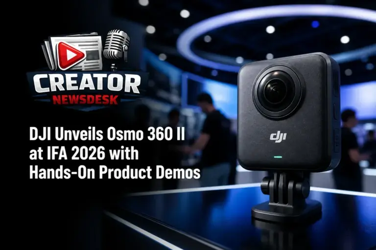 DJI Unveils Osmo 360 II at IFA 2026 with Hands-On Product Demos