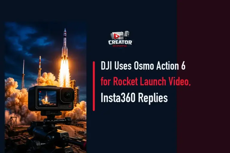 DJI Uses Osmo Action 6 for Rocket Launch Video, Insta360 Replies
