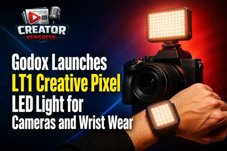 Godox Launches LT1 Creative Pixel LED Light for Cameras and Wrist Wear