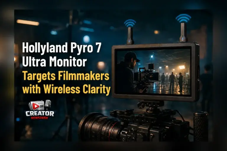 Hollyland Pyro 7 Ultra Monitor Targets Filmmakers with Wireless Clarity