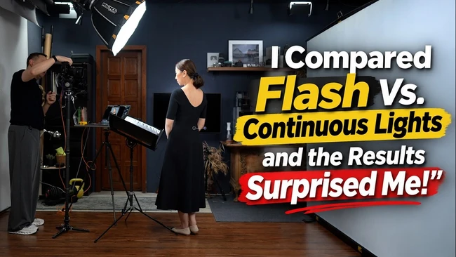 Flash vs. Continuous Light: What Really Changes