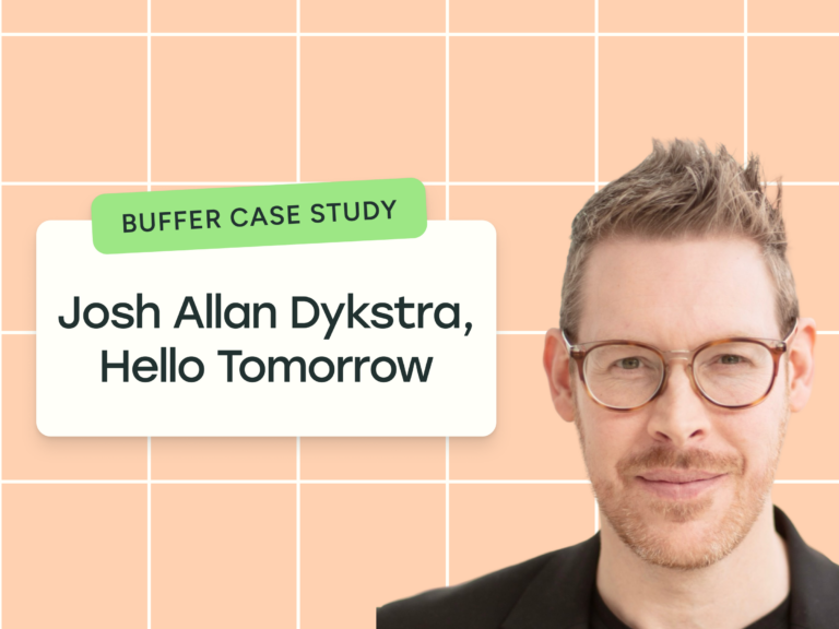 Podcaster Josh Allan Dykstra Shares Monthly Social Media Strategy