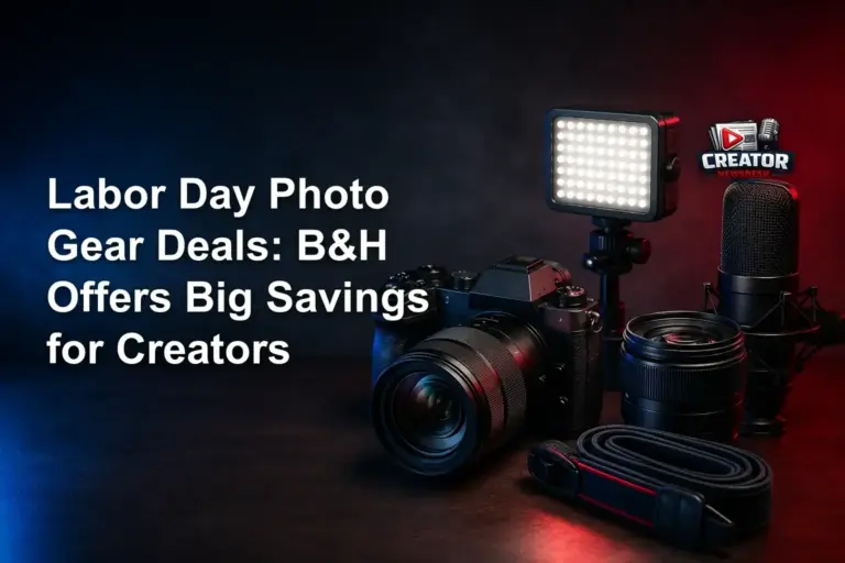Labor Day Photo Gear Deals: B&H Offers Big Savings for Creators
