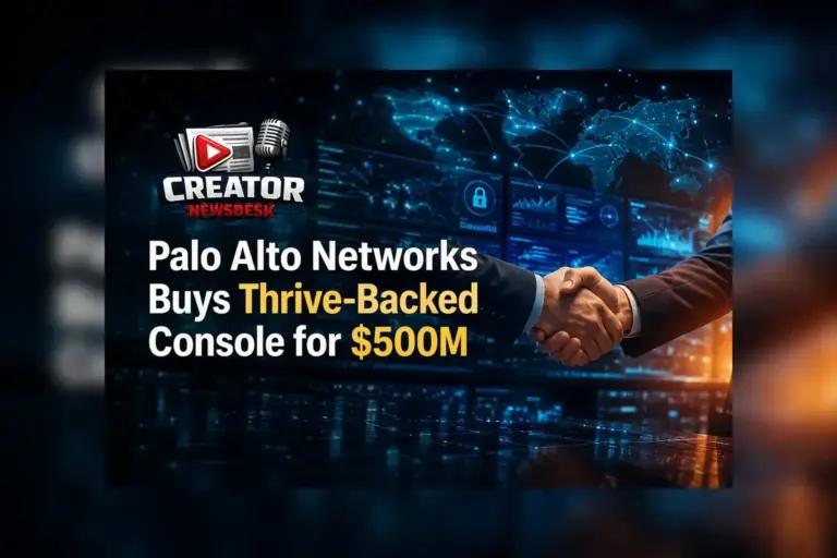 Palo Alto Networks Buys Thrive‑Backed Console for $500M