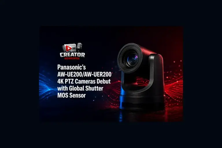 Panasonic’s AW-UE200/AW-UER200 4K PTZ Cameras Debut with Global Shutter MOS Sensor