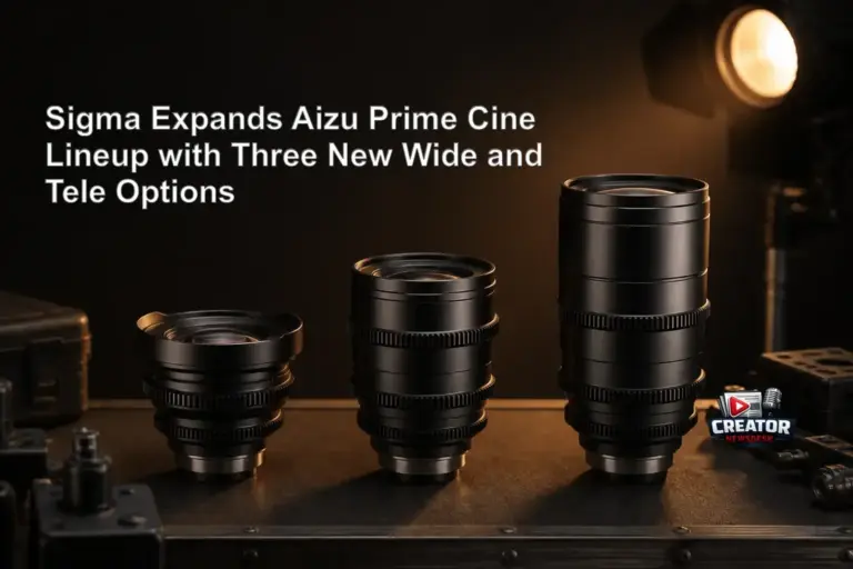 Sigma Expands Aizu Prime Cine Lineup with Three New Wide and Tele Options