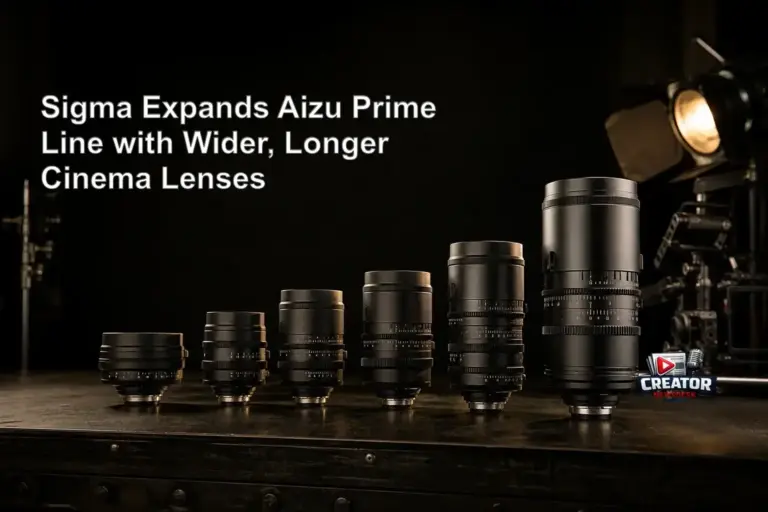 Sigma Expands Aizu Prime Line with Wider, Longer Cinema Lenses