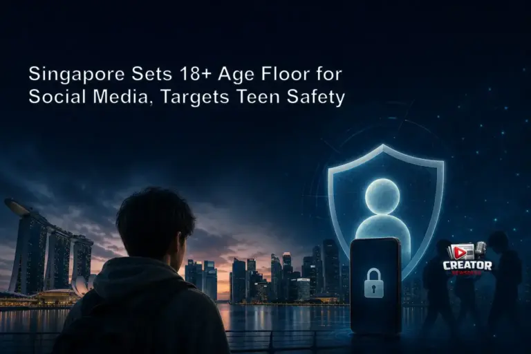 Singapore Sets 18+ Age Floor for Social Media, Targets Teen Safety