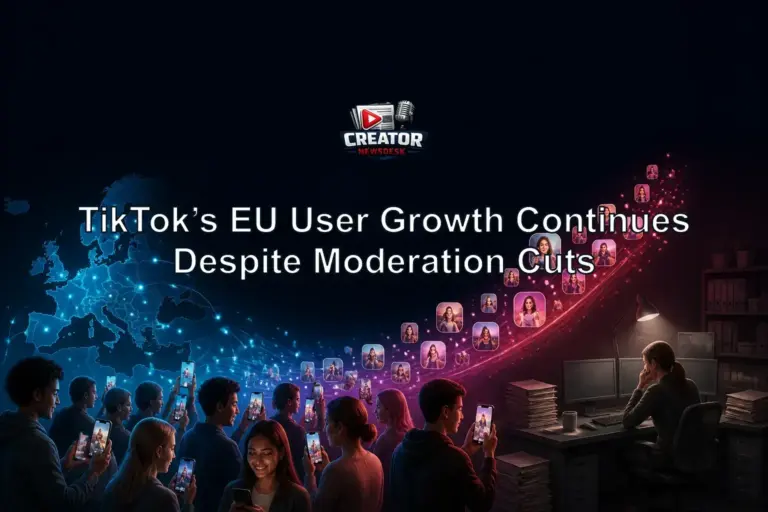 TikTok’s EU User Growth Continues Despite Moderation Cuts