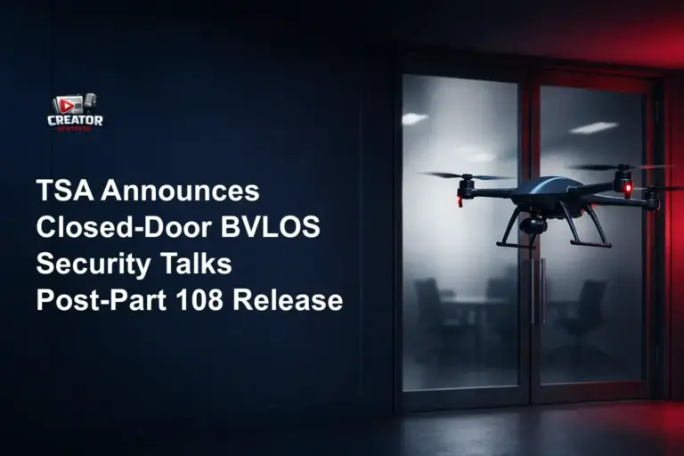 TSA Announces Closed-Door BVLOS Security Talks Post-Part 108 Release