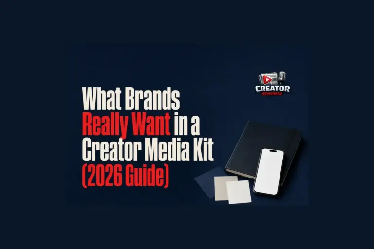 What Brands Really Want in a Creator Media Kit (2026 Guide)