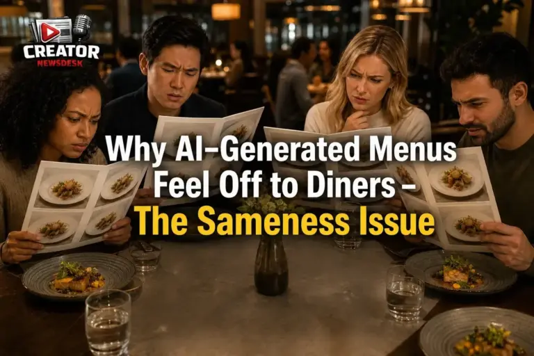Why AI‑Generated Menus Feel Off to Diners – The Sameness Issue