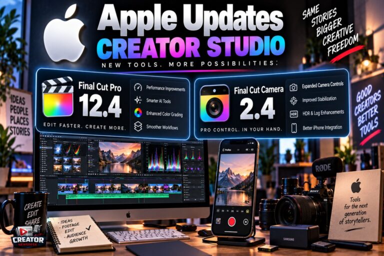 Apple Updates Creator Studio With Final Cut Pro 12.4 and Final Cut Camera 2.4