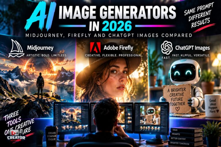 AI Image Generators in 2026: Midjourney, Firefly and ChatGPT Images Compared