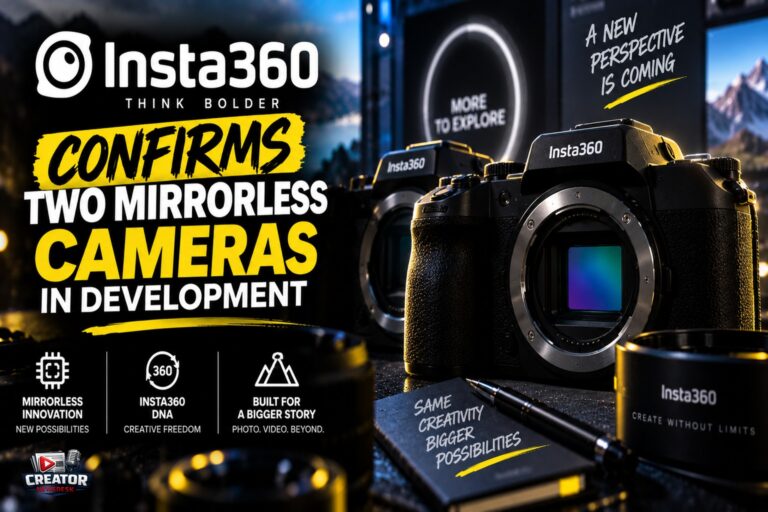 Insta360 Confirms Two Mirrorless Cameras in Development