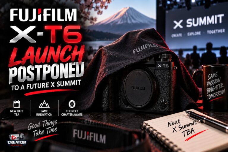 Fujifilm X-T6 Launch Postponed to a Future X Summit