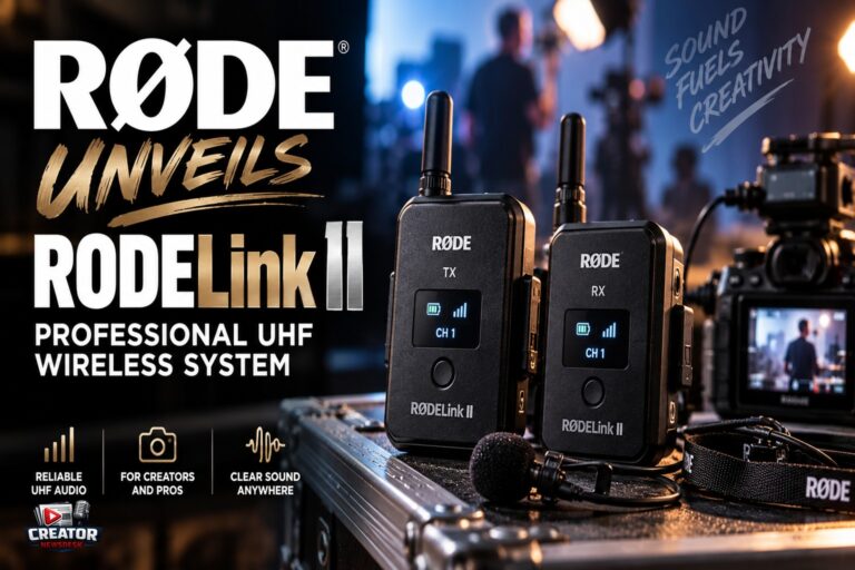 RODE Unveils RODELink II Professional UHF Wireless System