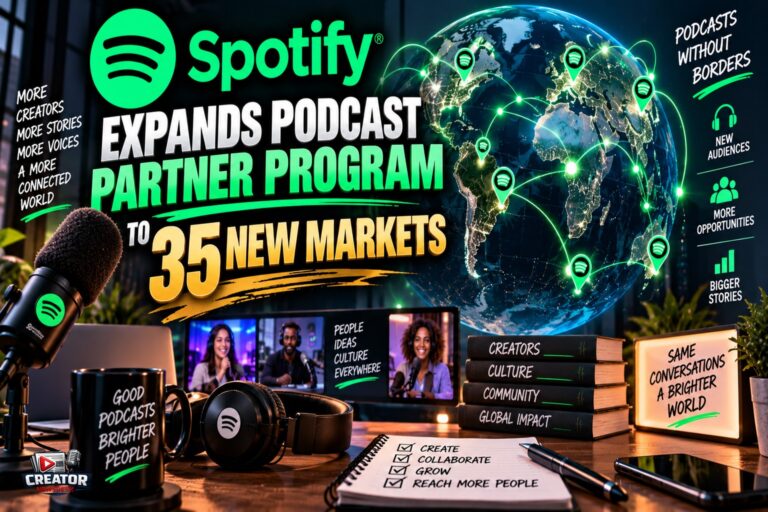 Spotify Expands Podcast Partner Program to 35 New Markets