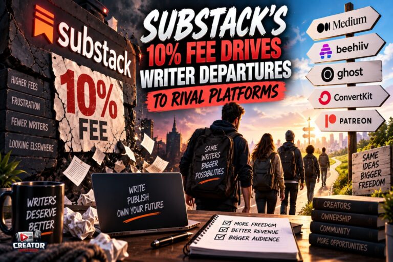Substack’s 10% Fee Drives Writer Departures to Rival Platforms