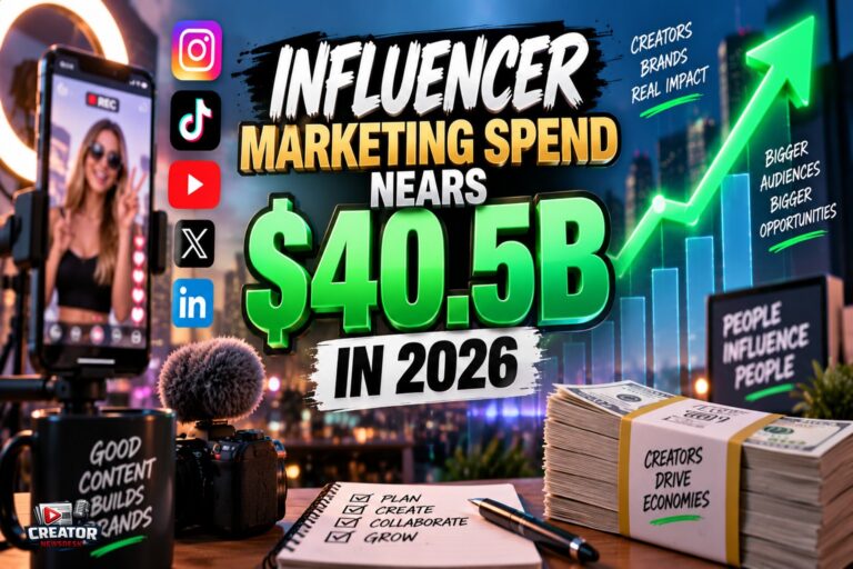 Influencer Marketing Spend Nears $40.5B in 2026