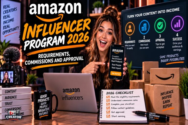 Amazon Influencer Program 2026: Requirements, Commissions and Approval