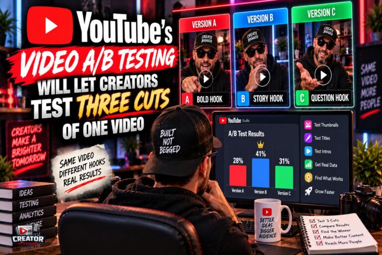YouTube’s Video A/B Testing Will Let Creators Test Three Cuts of One Video
