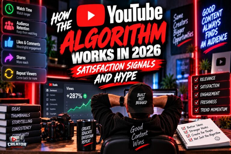 How the YouTube Algorithm Works in 2026: Satisfaction Signals and Hype