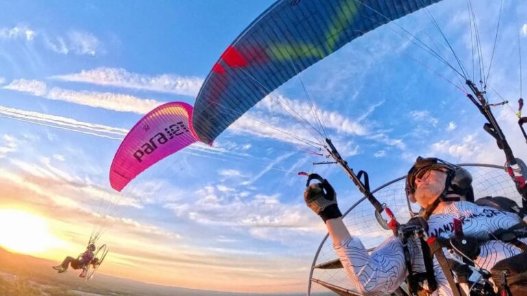 Air Traffic Controller Flies to Work via Paramotor in Colorado