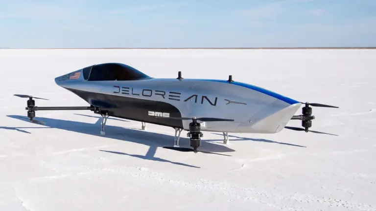 DeLorean Enters Flying-Car Racing with Airspeeder’s US Team Launch