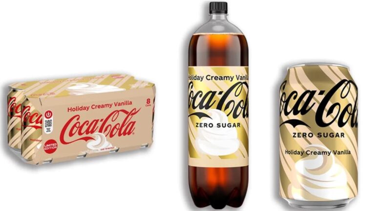 Coca-Cola Launches Holiday Creamy Vanilla Flavor in UK Markets