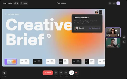 Riverside Launches Presentation Recorder for High-Quality Creator Content