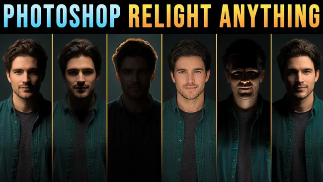 Photoshop Relight Lets Creators Adjust Lighting in Finished Photos