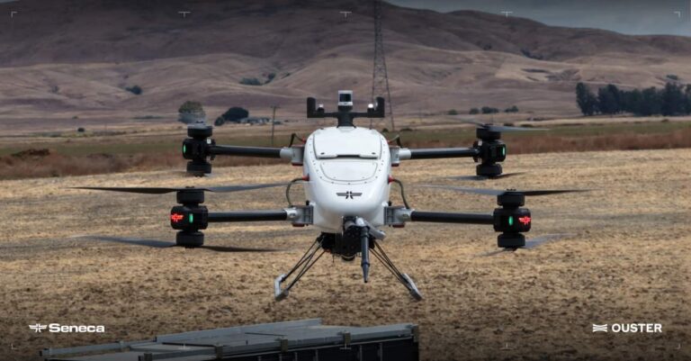 Ouster and Seneca Boost Wildfire Drone Vision with Lidar Tech