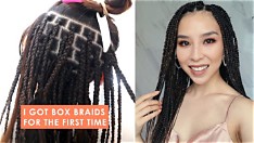 Tina Tries Box Braids for First Time with Expert Eden