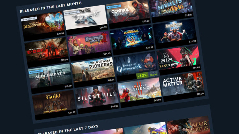 Steam Introduces Dynamic Personal Calendar for Game Recommendations