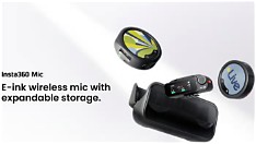 Insta360 Unveils Wireless Mic with Custom E-Ink Display