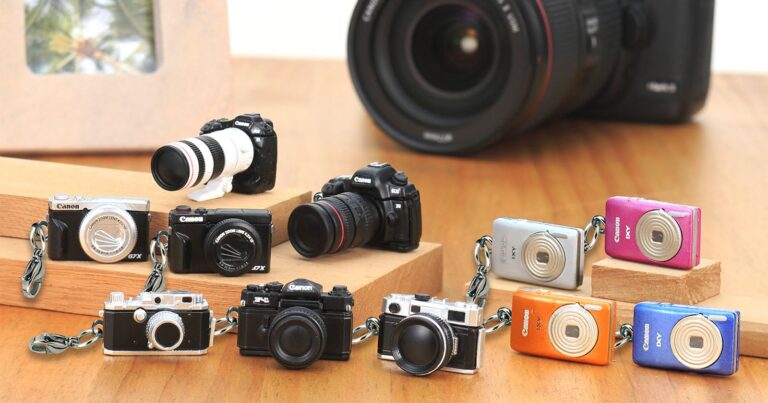 Canon Teams With Bandai on New Miniature Camera Gachapon Figures