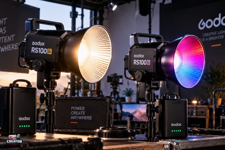 Godox Unveils RS100Bi & RS100R Lights: High-Intensity, Battery-Powered