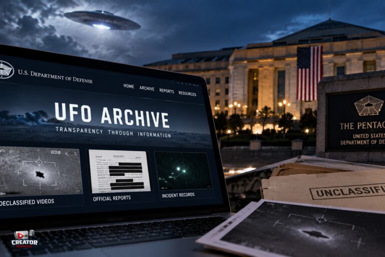 Pentagon Launches Public UFO Archive on war.gov/ufo