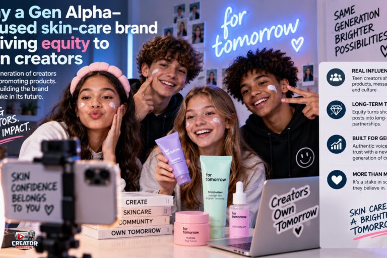 Why a Gen Alpha–focused skin-care brand is giving equity to teen creators