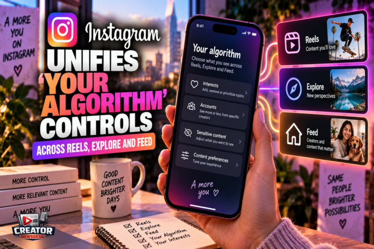 Instagram Unifies ‘Your Algorithm’ Controls Across Reels, Explore and Feed