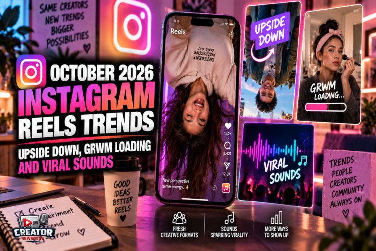 October 2026 Instagram Reels Trends: Upside Down, GRWM Loading and Viral Sounds