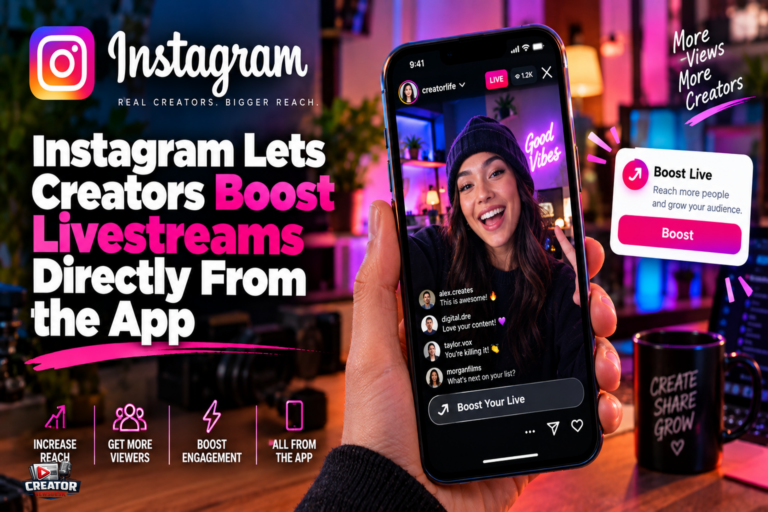 Instagram Lets Creators Boost Livestreams Directly From the App
