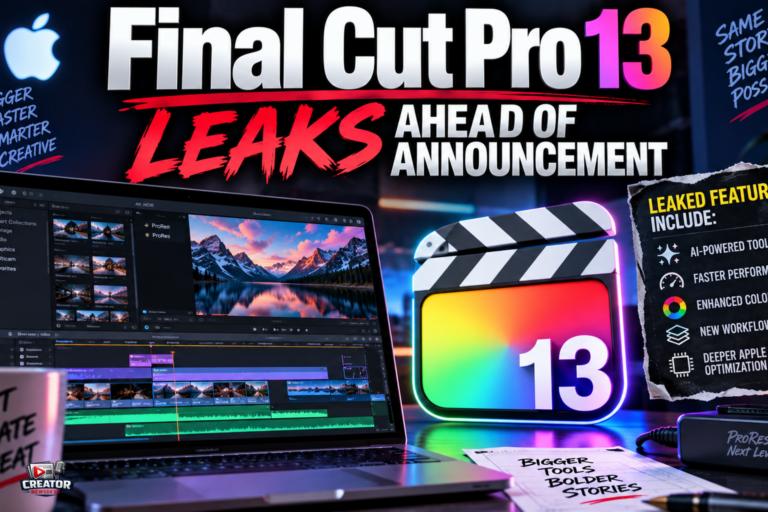 Final Cut Pro 13 Leaks Ahead of Announcement