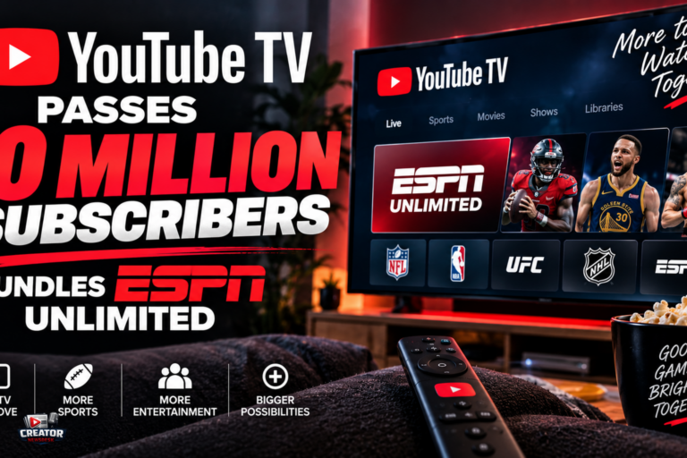 YouTube TV Passes 10 Million Subscribers, Bundles ESPN Unlimited