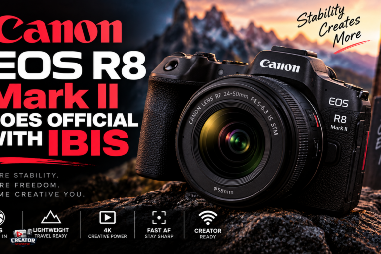 Canon EOS R8 Mark II Goes Official With IBIS