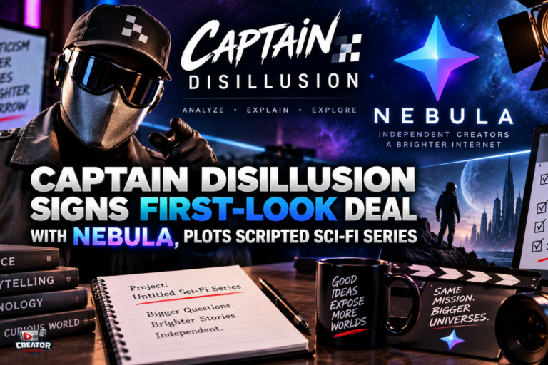 Captain Disillusion Signs First-Look Deal With Nebula, Plots Scripted Sci-Fi Series