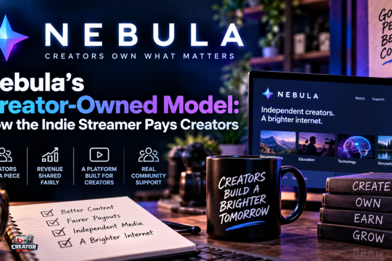 Nebula’s Creator-Owned Model: How the Indie Streamer Pays Creators