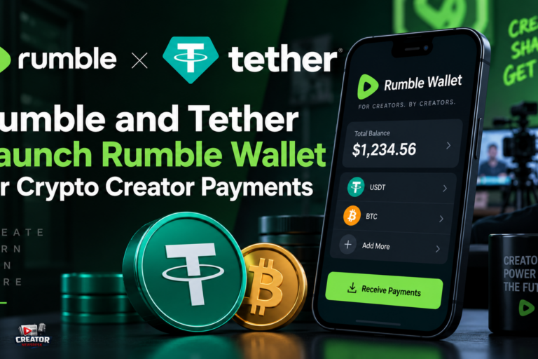 Rumble and Tether Launch Rumble Wallet for Crypto Creator Payments
